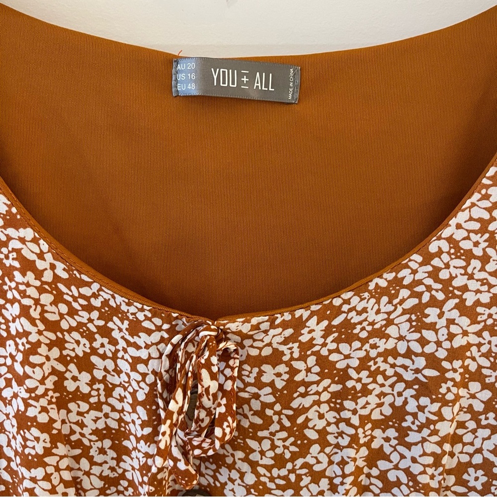 Floral mini dress - Picture 2 of 6